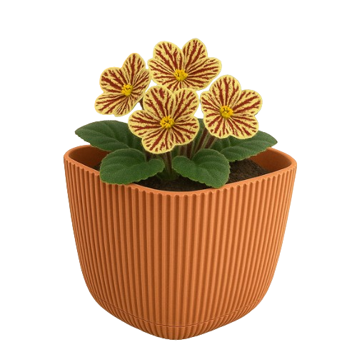 Вазон Mergan 1,8л квадратний пудра ELIF Житомир - фото 4