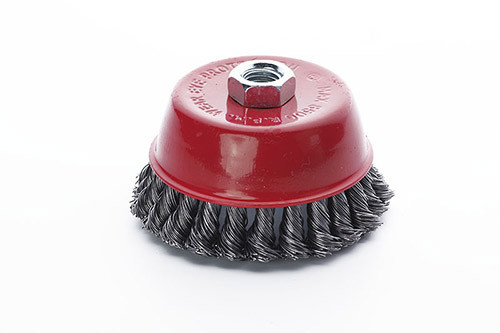 Щётка чаша стальные витки 100мм (УШМ) APRO Ровно - изображение 1