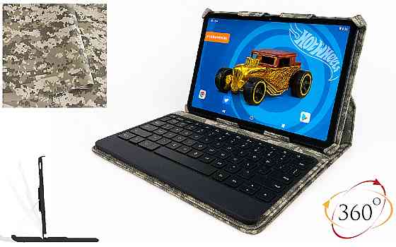 KeyMag для Sigma Mobile Tab A81, Tab A82, Tab A83 – чехол с магнитной клавиатурой, цвет Хаки Киев