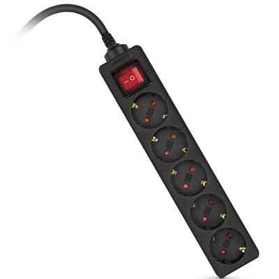 Сетевой фильтр питания REAL-EL RS-Protect M 3m, black (EL122300028) Винница