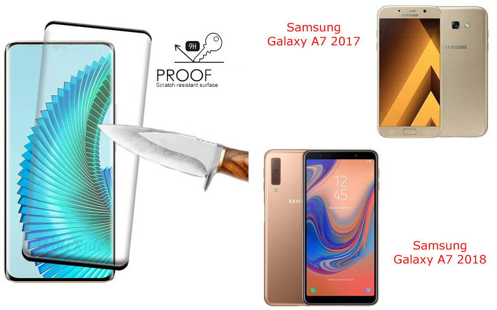 Захисне скло HyperGlass Pro для Samsung Galaxy A7 2017, Galaxy A7 2018 – максимальна чутливість та захист Київ - фото 1