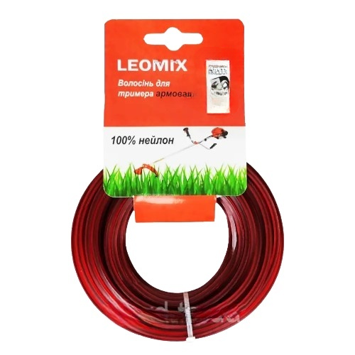 Ліска для тримера d2,7мм 15м зріз/армований квадрат LEOMIX Житомир - изображение 1