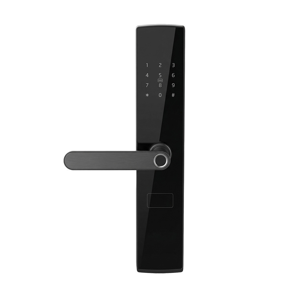 Замок біометричний автономний Trinix TRL-5404BTF Black L/R з Bluetooth, зчитувачем відбитків пальців і карт Mifare (65-00084) Киев - изображение 13
