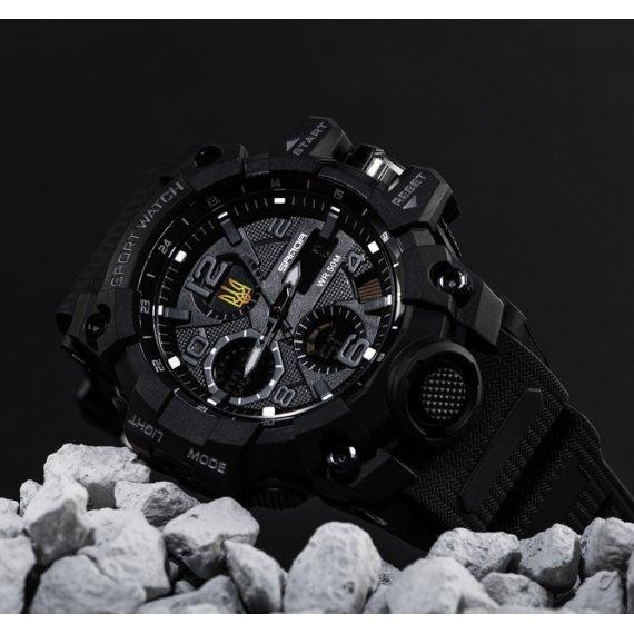 Годинники чоловічі наручні Sanda Peremoga (Чорний) Вінниця - фото 7