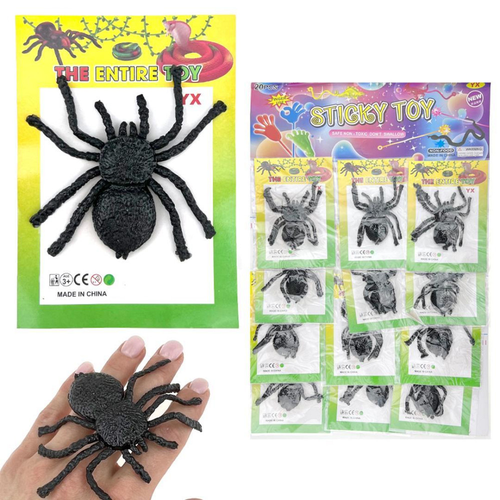 Лізуни для дітей-антистреси Павук 12 шт. Київ - фото 1