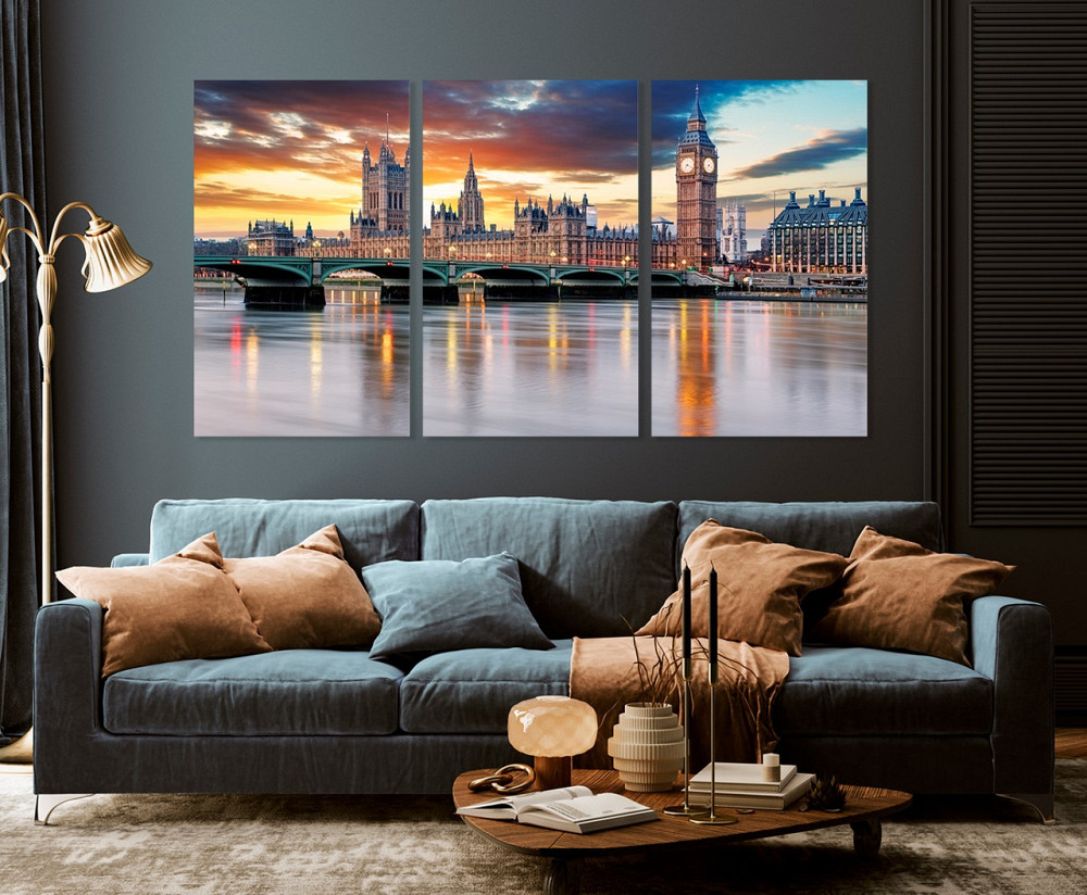 Модульная картина в гостиную / спальню   Біг-Бен     ART-209_3A Киев - изображение 3