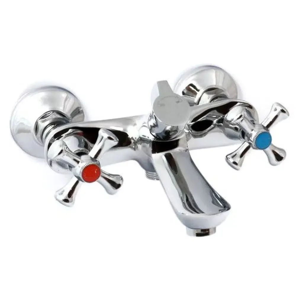 Смеситель для ванны двухвентильный WEZER ZOM3-827 хром Киев - изображение 2