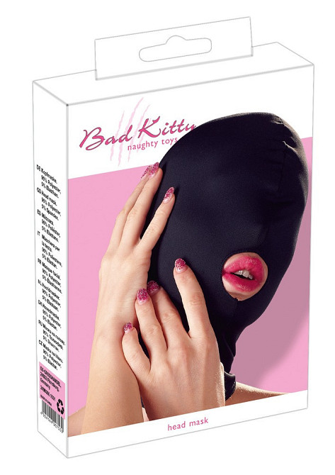 Маска - 2490366 Bad Kitty Head Mask Mouth Black Sex Aura Київ - фото 6