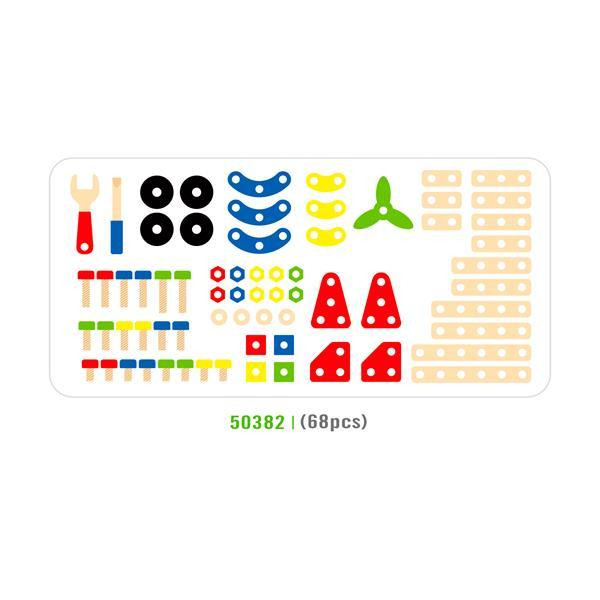 Дерев'яний конструктор Viga Toys 68 ел. (50382) Харків - фото 5