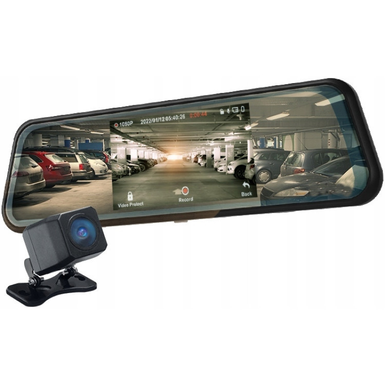 Дзеркало з відеореєстратором L1056+ 12' (3 камери) WiFi touch AHD Вінниця - фото 5