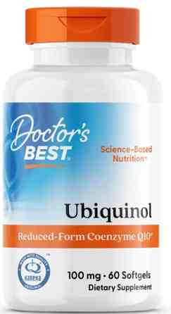 Убіхінол Doctor's Best Ubiquinol с Kaneka Q+ 100 мг 60 капс Київ
