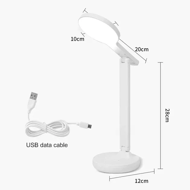 Акумуляторна настільна лампа Bailong BL-3201 від USB Одеса - фото 10