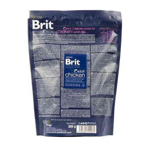 Сухий корм Brit Premium Cat by Nature Adult Chicken для кішок, з куркою, 300 г Київ