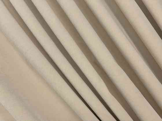 Комплект штор VR-Textil Мікровелюр Petek 200х270 2шт і Тюль 600х270 2013ш-1706т Бежевий з молочним 71-194/7 Київ