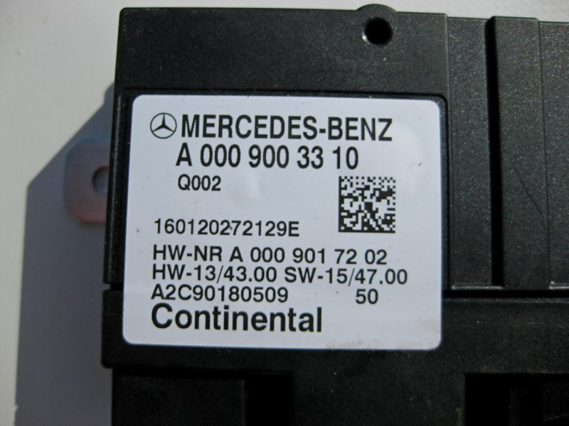Mercedes-Benz  A0009003310 Блок керування паливним насосом GLC C253 X253 E-Class W213 CLS C257 S-Class W222 Одесса - изображение 3