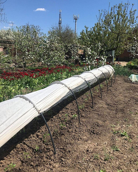 Парник 10 м 60 щільність теплиці з агроволокна Shadow( парник для огірків) Дніпро - фото 8