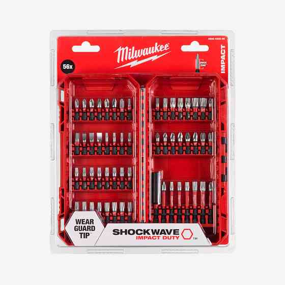 Набор бит SHOCKWAVE PACKOUT MILWAUKEE, (56шт) Одесса