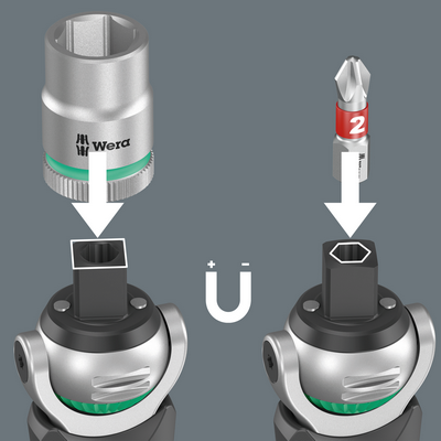 Трещетка с поворотной головкой 3/8
