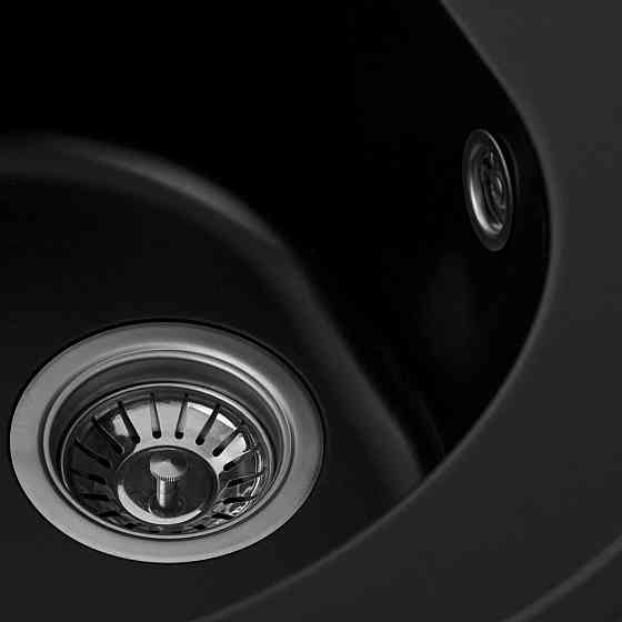 VALESO Гранітна мийка для кухні VALESO LUNA 510 матова Чорна Киев