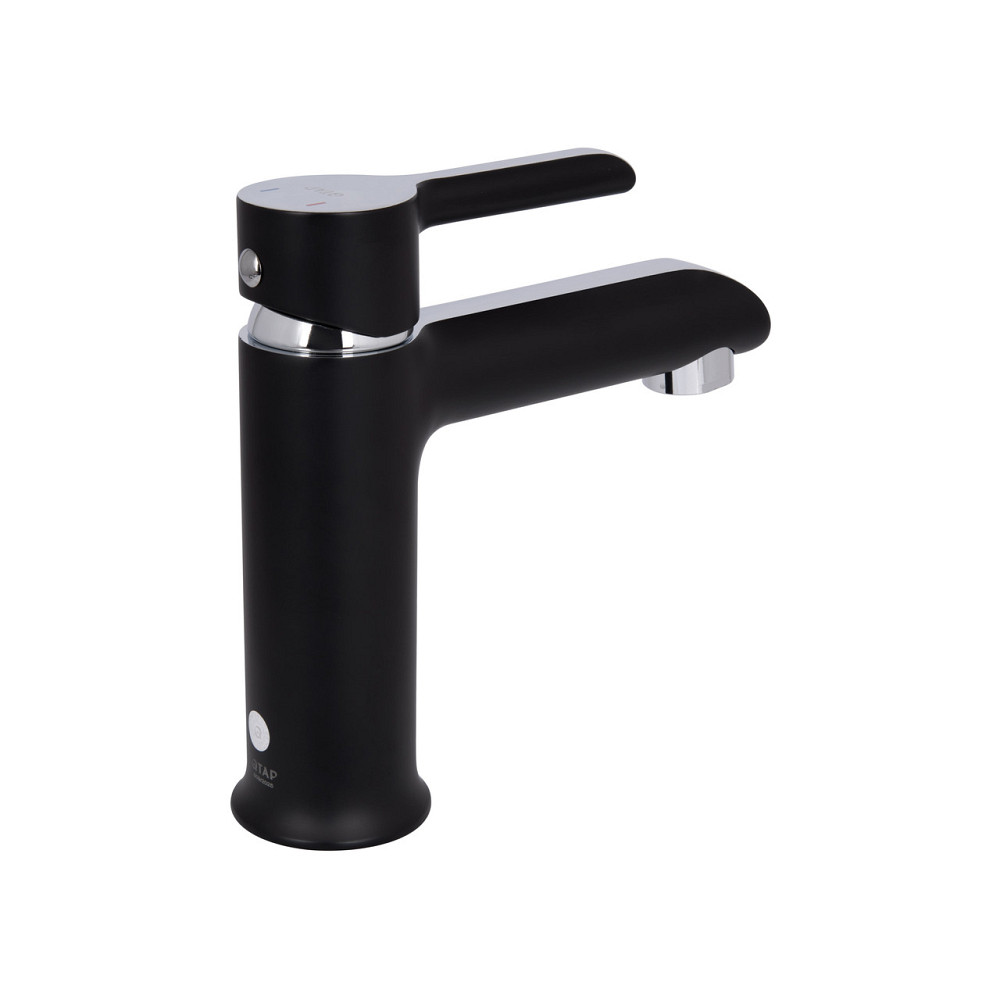 Змішувач для раковини Qtap Grand QTGRABCR001F Chrome/Black Київ - фото 3