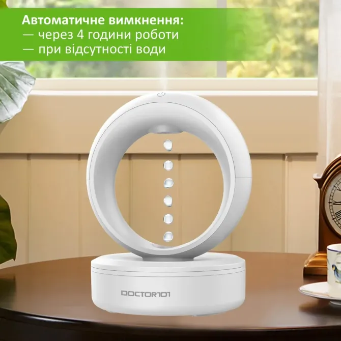 Антигравітаційний крапельний зволожувач повітря зі зворотним потоком і підсвічуванням Doctor-101 Hor Дніпро - фото 9
