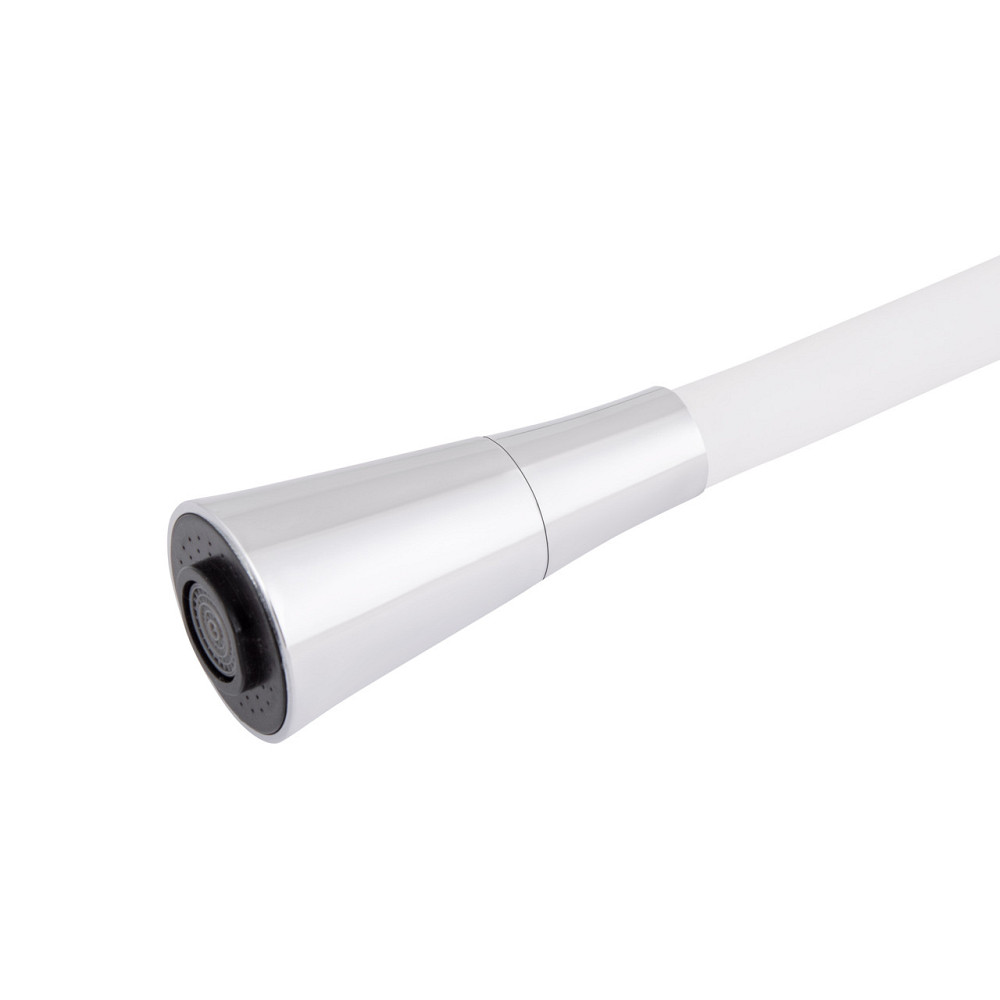 Змішувач для кухні Lidz Tani 008F3 з гнучким виливом (k40) LDTAN008F3WCR37037 Chrome/White Київ - фото 4