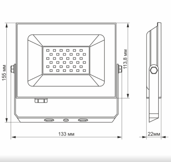 LED Прожектор 30W 6000К 220V TLF306 Titanum Житомир