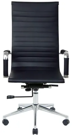 Офісне Крісло Керівника Richman Bali Хром Deep Tilt M1 Чорний Київ