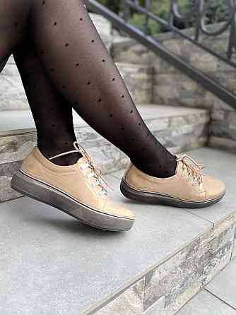 Injers Сліпони жіночі INJERS 195 золото (весна-осінь, шкіра-сатин натуральна) (1306) 36р.38р.40 Коломыя