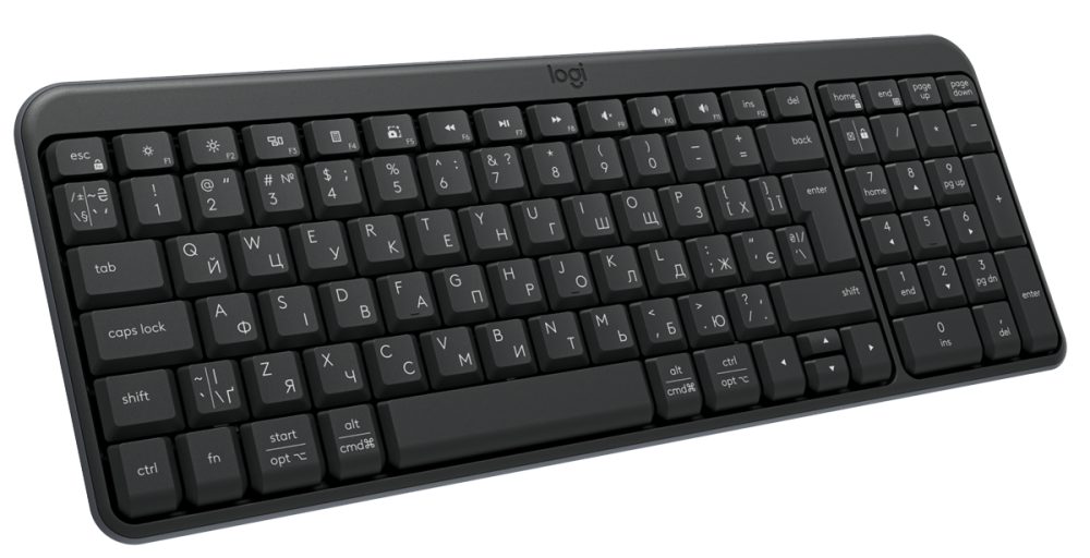 Клавіатура Logitech K250 Wireless Graphite (7136786) Київ - фото 1