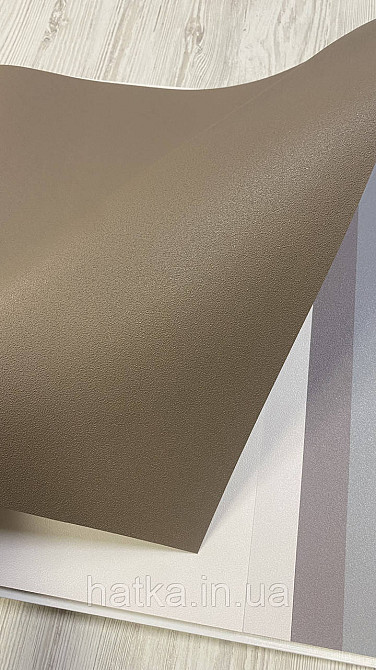 Шпалери метрові вінілові на флізеліні A.S.Creation Elite of Shades1.06x10 однотон коричневий 78653-8 Київ - фото 1