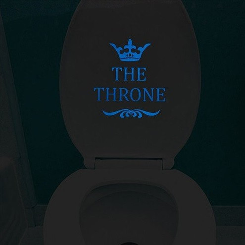 Наклейка в туалет фосфорная 