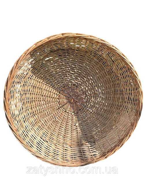 Люстра плетена широка кругла з лози Київ - фото 6