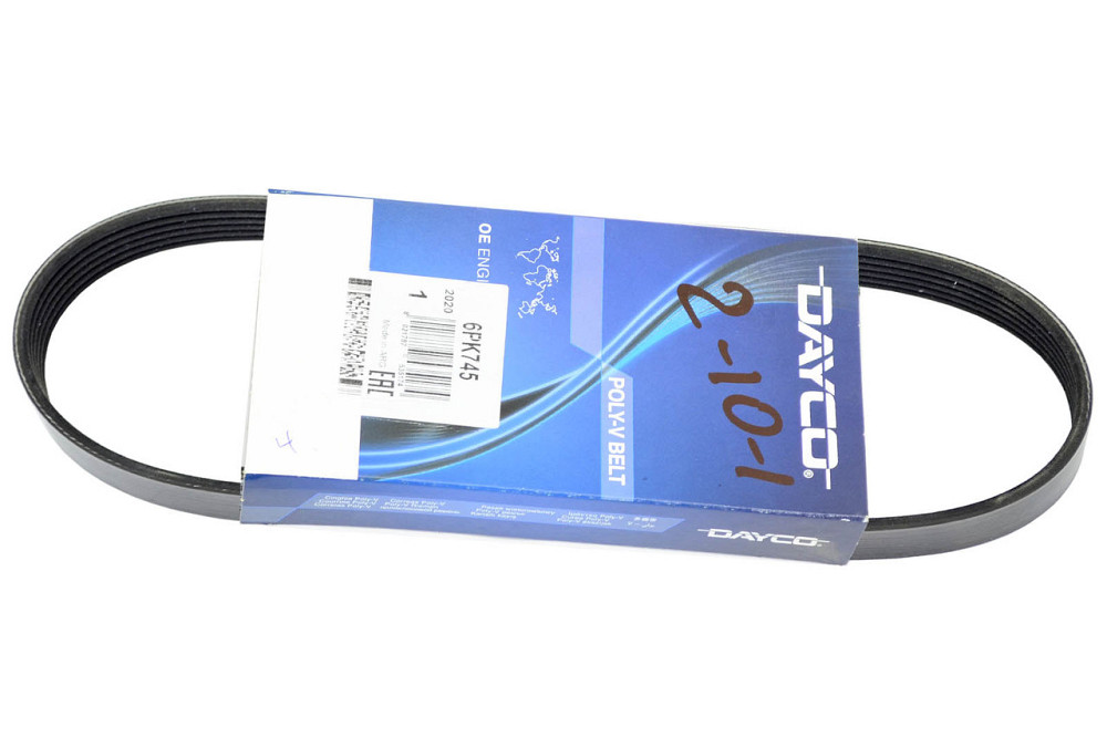 Ремінь 2110, 2111, 2112, 2113, 2114, 2115, 2170, 2171, 2172 16V (6PK 745) генератора Мукачево - фото 1