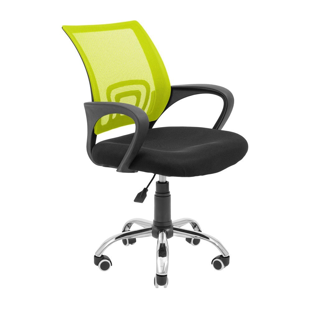Офисное кресло руководителя Richman Spider Piastra Хром Черно-салатовый Днепр - изображение 1