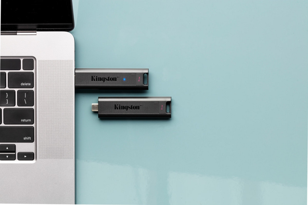 Флеш-накопичувач USB3.2 256GB Type-C Kingston DataTraveler Max Black (DTMAX/256GB) Чорний Харків - фото 13