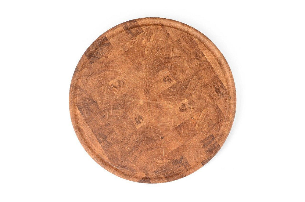 Дошка професійна кругла дуб 40*40*4 см GRILLI 77009810 Код: 011796 Рівне - фото 2