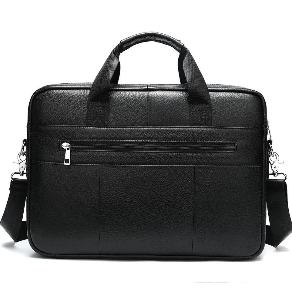 Ділова чоловіча шкіряна сумка портфель для ноутбука і документів Tiding Bag Київ - фото 4