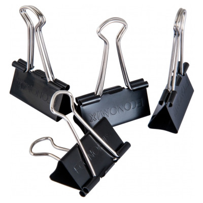 Биндер металлический Economix 15 мм 12 шт (E41009) Винница - изображение 2