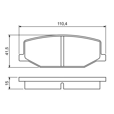 Тормозные колодки Bosch 0 986 460 935 Винница - изображение 1