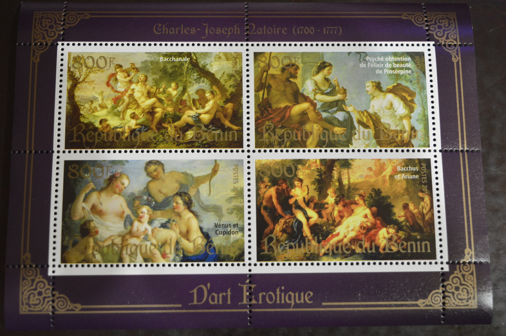 Бенін. Мистецтво. Марки. Особистості. Блок. 2013 рік (А-3) Полтава - фото 1