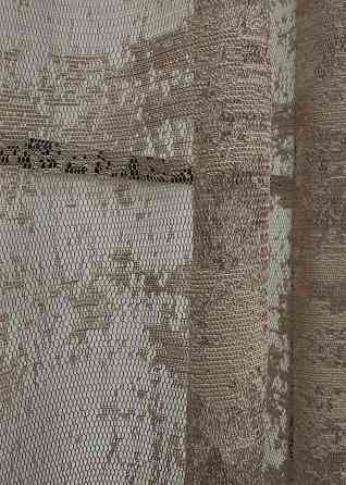 Кухонная арка VR-Textil № 000к жаккард «Мрамор Al-1» коричневый 280х170 см (51-230) Киев