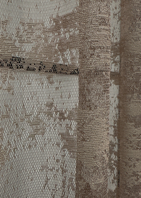 Кухонна арка VR-Textil № 000к жакард "Мармур Al-1" коричневий 280х170 см (51-230) Київ - фото 5