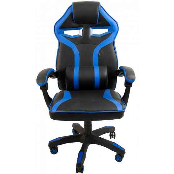 Кресло геймерское компьютерное игровое Bonro B-827 офисное для компьютера дома и офиса Синий Киев