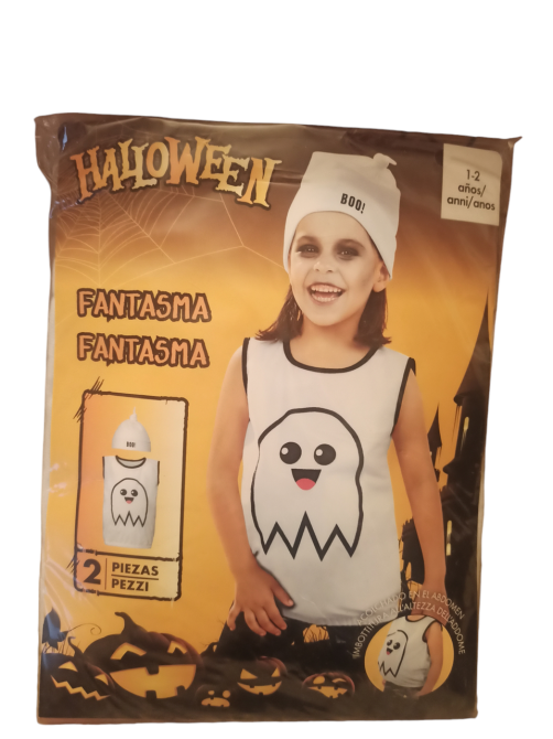Дитячий костюм Привид на Хелловін розмір 1-2 роки 86-98 Німеччина білий Київ - фото 6