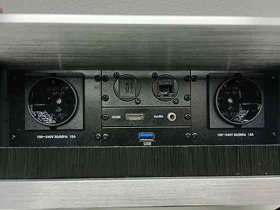 Врізна розетка в стільницю подвійна + USB + Type C + HDMI + RJ45 + аудіовихід Euphoriajinshi Z300EUW (товар вживаний) Луцк
