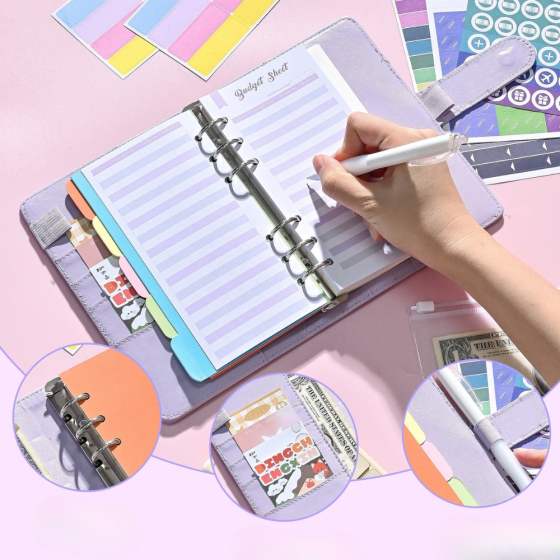 Блокнот-планер для финансов формат А6,планер бюджета и хранения денег,органайзер для ведения учёта дохода Каменец-Подольский