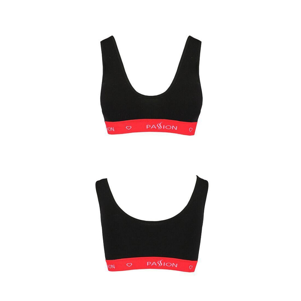 Спортивний топ на широких бретелях Passion PS003 TOP M, black Sex Aura Київ - фото 5