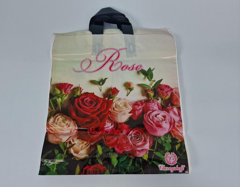 Пакет із петльовою ручкою 40*42 "Рози Репако (25 шт.) Харків - фото 1