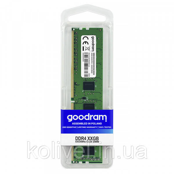 DDR4 4GB 2666MHz GoodRAM, Retail (GR2666D464L19S/4G#) Київ - фото 2
